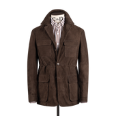 Cutaway Collar Shirt In Stripe Poplin