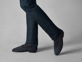 Sagan Classic Loafers In Midnight Asteria Suede