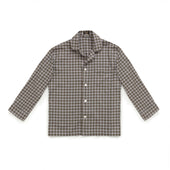 Sage/Ochre Check Brushed Cotton Pyjama Set - New