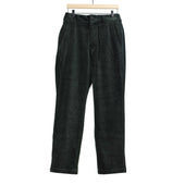 Pegtop easy pants in black corduroy