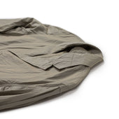 Patch Pocket Blazer In Grey Cotton Crinkled Typewriter Cloth