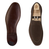 Salcombe Dark Brown Suede