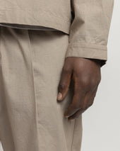 Jian Single Pleat Pant Vintage Cotton Micro Ripstop