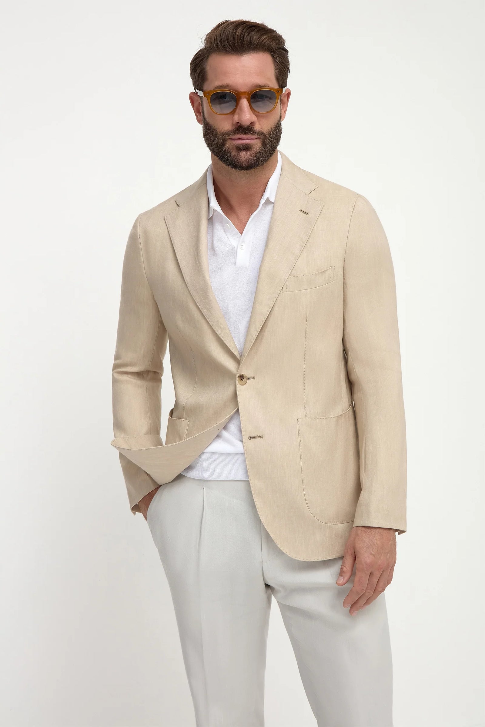 Herringbone Jacket Made In Italy