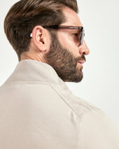 Knit Alcantara Bomber Made In Italy