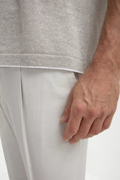 Linen And Cotton T Shirt Made In Italy
