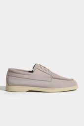 Nabuk Boat Loafers Made In Italy