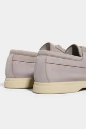 Nabuk Boat Loafers Made In Italy