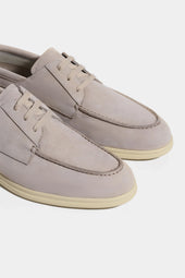 Nabuk Boat Loafers Made In Italy