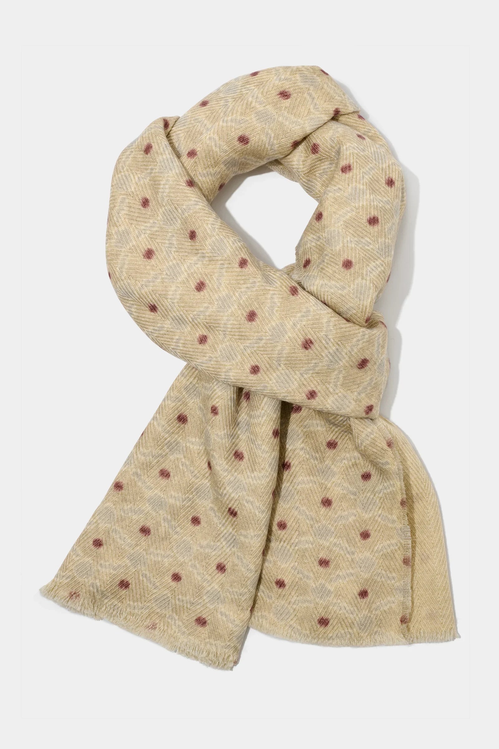 Patterned Scarf Made In Italy