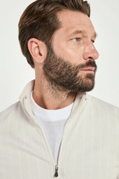 Striped Jersey Bomber Made In Italy