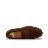 SANDERS ALDWYCH POLO SNUFF SUEDE PENNY LOAFER