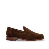 SANDERS ALDWYCH POLO SNUFF SUEDE PENNY LOAFER