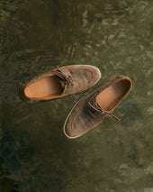 Sandhamn Chestnut Waxed Suede