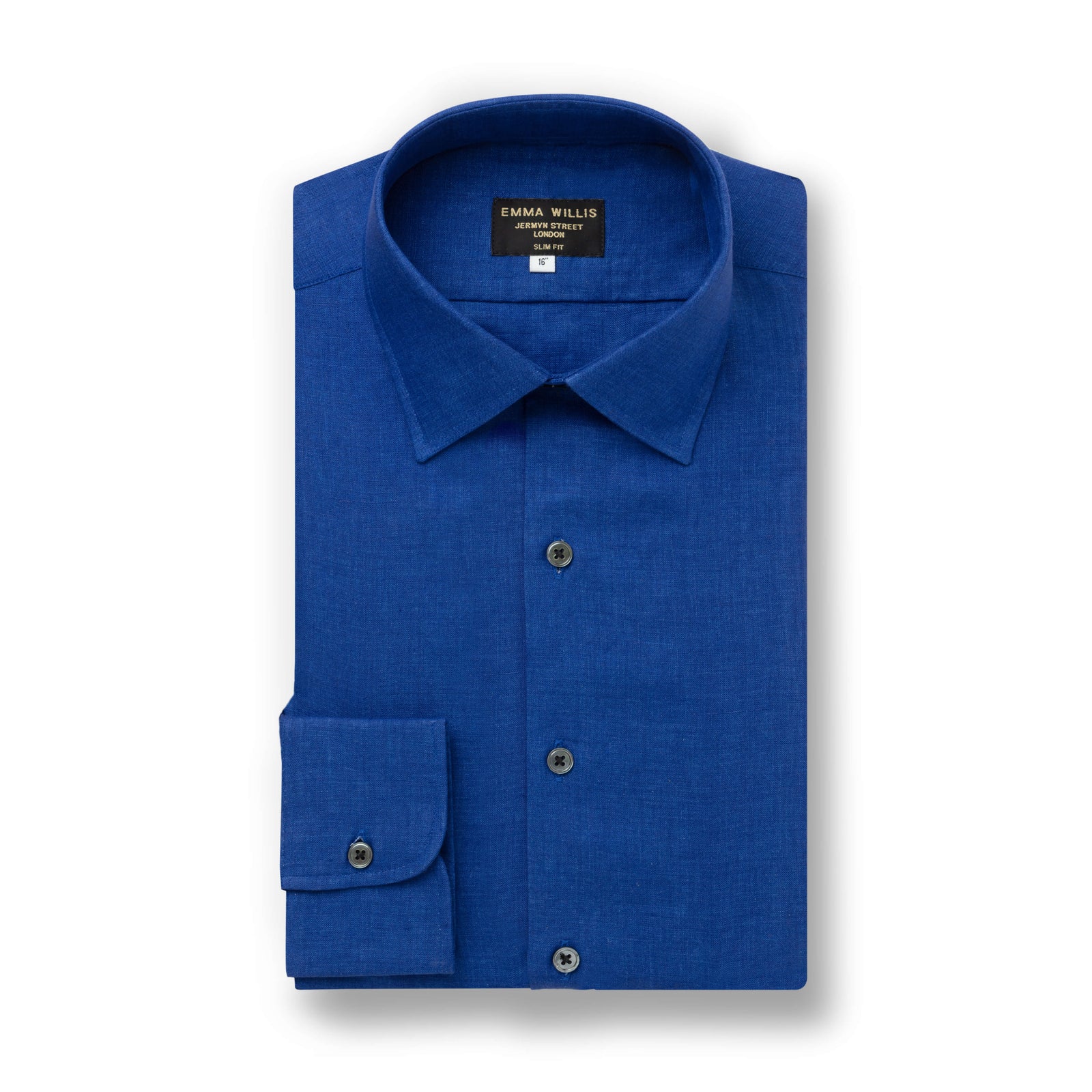 Sapphire Linen Shirt New
