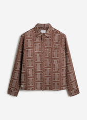 Sashiko Boxy Shirt Cotton