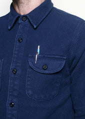 Work Shirt Dyed Sashiko