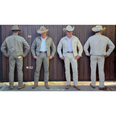 Californian Lot.674 - Mocha Sateen (Slim leg)