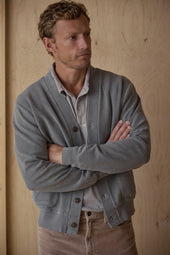 Twill Terry Cardigan