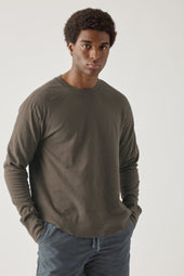 LS Pointelle Crew Tee