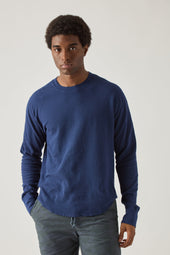LS Pointelle Crew Tee