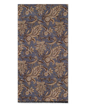 Soft Blue Floral brushed Silk Scarf