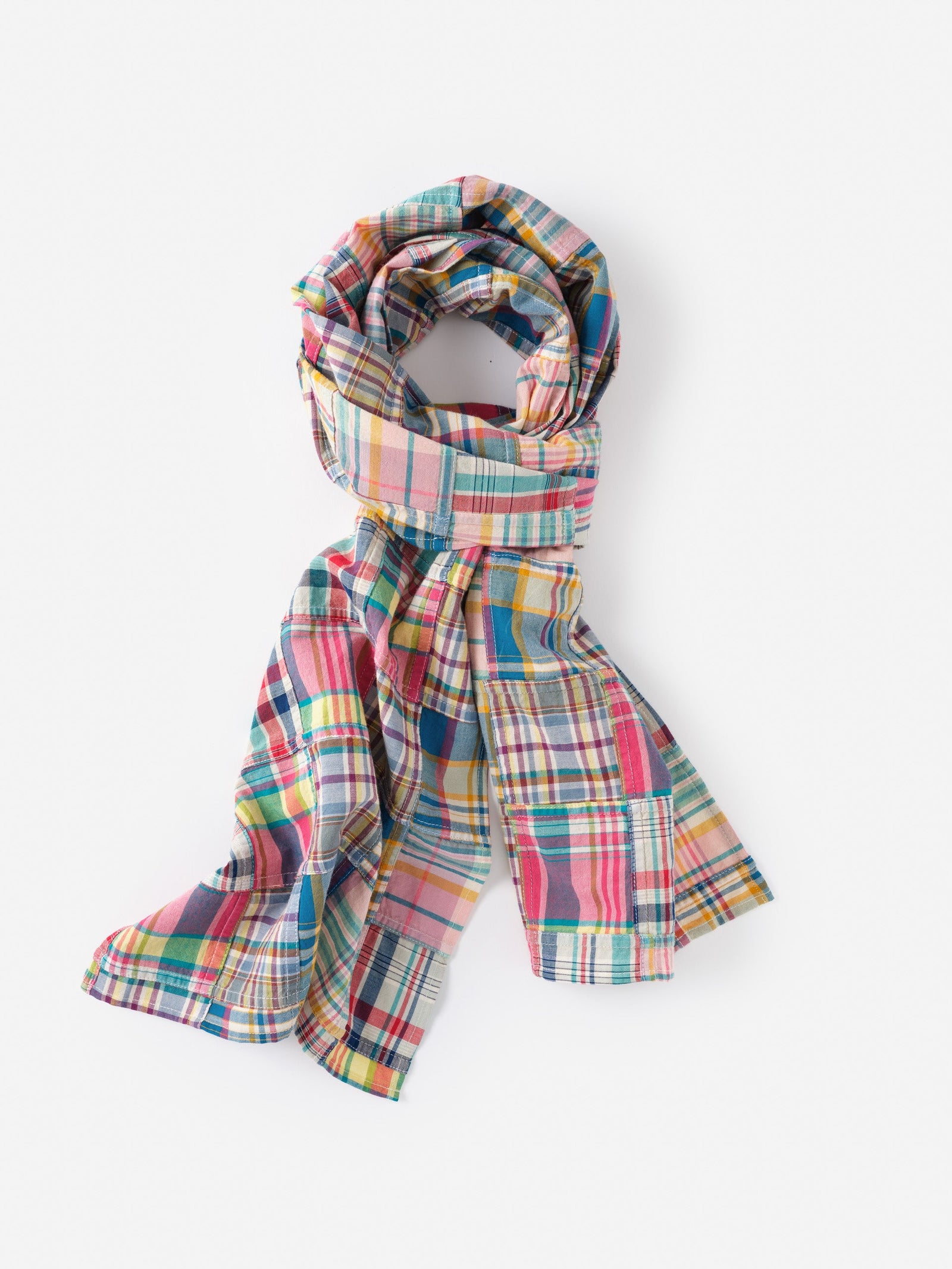 Red Multi Plaid Men S Cotton Scarf Men S Scarves J Mclaughlin