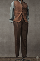 Double Pleat Trousers Deep 34