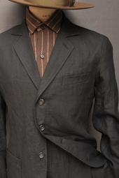 Shoemaker S Jacket Belgian Linen M L Xl