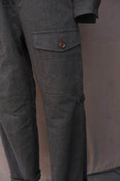 Lindbergh Flight Suit Cotton Herringbone M L
