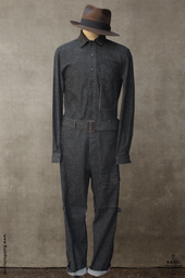 Lindbergh Flight Suit Cotton Linen Denim S M L