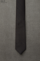 English Wool Striped Tie Deep