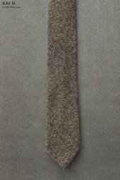 Mini Square Weave Wool Tie