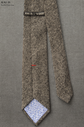 Mini Square Weave Wool Tie