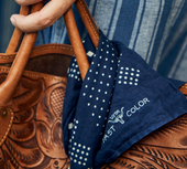 Discharge Selvedge Bandana