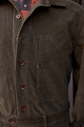 Lindbergh Flight Suit Garment Dyed Corduroy S M
