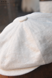 Peaky Hat Linen Herringbone M L