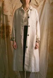 Anthropologist Coat Washed Linen S M