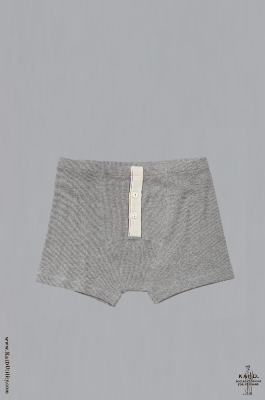 Boxer Brief - Grey Heather - S, M, L