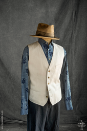 Dan Linen Vest L Xl