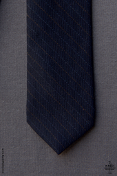English Wool Striped Tie Deep