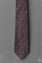 Jacquard Cotton Geo Tie