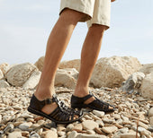 APOLLO | Vegetable Tanned Leather Sandal | Brown
