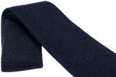 Blue Wool Maglia Tie