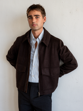 Cashmere Flight Jacket