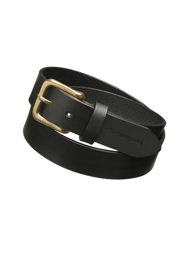 BLACK LEATHER BELT | NIETO