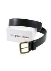 BLACK LEATHER BELT | NIETO