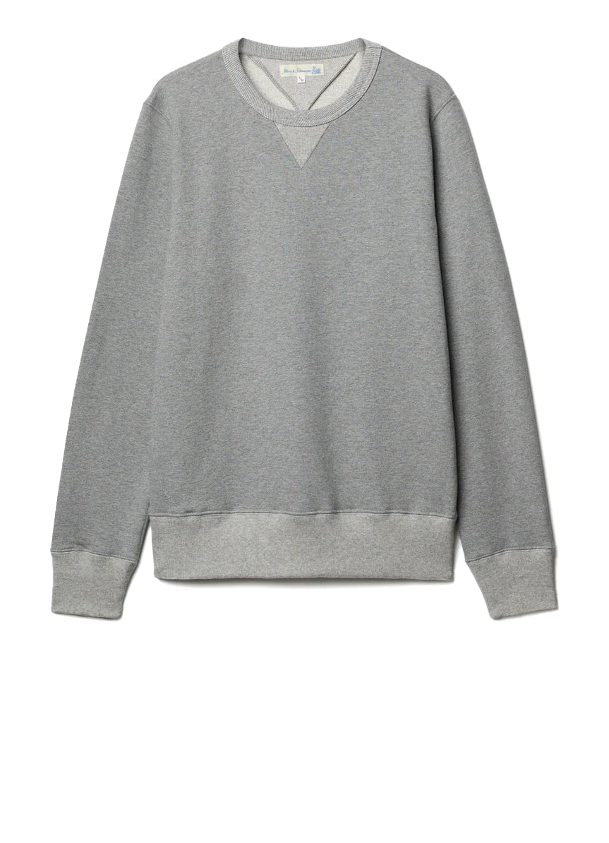 GOOD ORIGINALS | Loopback Fleece Sweatshirt | Grey Melange