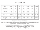 L S Moore Heavyweight Tee 12 25 Oz Cotton Jersey