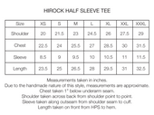 HIROCK HALF SLEEVE CREWNECK - DARK SLATE CHUNKY WOVEN COTTON THERMAL